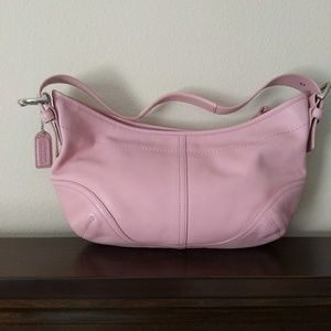 Pink Coach Hobo Bag